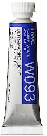Holbein Aquarell: 5ml Tube Ultramarin Licht