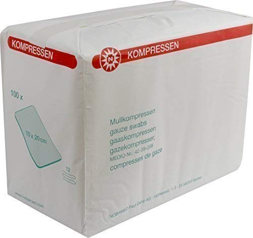 Noba Verbandmittel Kompressen 12 Größen, 100 Stück
