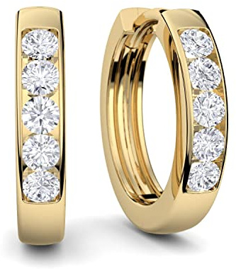 Creolen Gold klein Ohrringe echt Silber 925 Geschenk für Frauen Freundin | Sie Schmuck nickelfrei Modeschmuck Damenohrringe kein Edelstahl Kreolen Klappcreolen dünne Geschenkidee