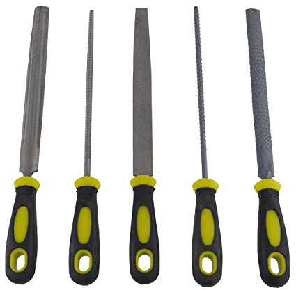Feilen Set 8'' 5tlg.Set Metall Holz Feile Raspel Feilenset Feilensatz Handfeilen