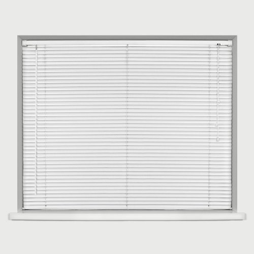 PVC Venetian Blinds 105 cm (larghezza) x 150 cm (lunghezza) bianco