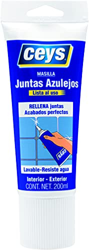 Ceys - Masilla azulejos - Rellena juntas acabados perfectos - Interior y exterior - 200 ML