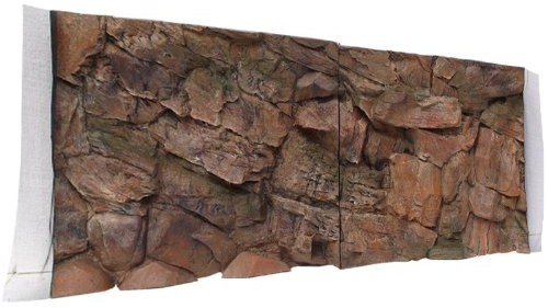 ABG070 Aquarium Rückwand 3D Felsen 150x50 bei Robizoo