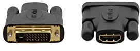 Kramer Electronics 99-9497001 adaptador de cable DVI–D HDMI Negro, Oro