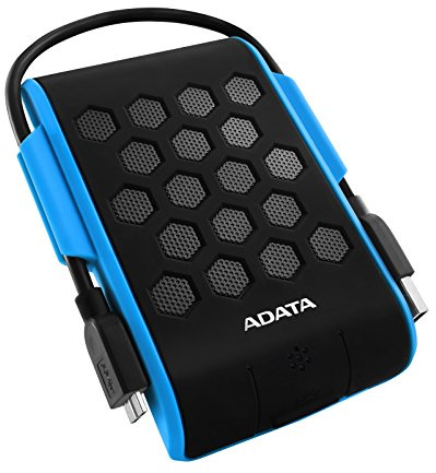 ADATA HD720 - 2 TB, externe Festplatte mit USB 3.2 Gen.1, IP68-Schutzklasse, schwarz-blau