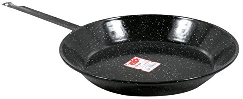 Esmaltaciones La Estrella Jaspeada - Sartén Llana bordoneada, 32 cm