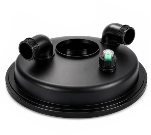 SunSun Ersatzteil für Druckteichfilter CPF-280 Deckel, Teichdruckfilter UVC-Lampe 11 W, 9000 l/h Teichfilteranlage, effiziente Wasserfilterung