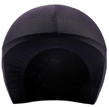 COOLCASC® Nero - Copricasco Moto e Sci per Bambini - Personalizza il tuo casco bambino con una copertura protettiva vivace e divertente - Sci Accessori e Ideale per Bici - Taglia Unica