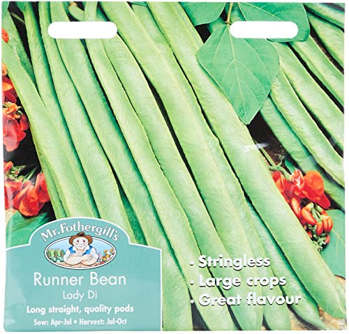 Mr Fothergill's 18437 Vegetable Seeds, Runner Bean Lady Di
