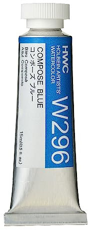 Holbein Artists Watercolor - Aquarellfarbe - 15 ml - Compose Blau