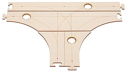 FALLER 161941 Laser-Street Car System H0 T-Kreuzung, Grau