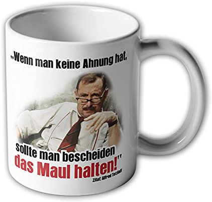 Alfred Tetzlaff Tasse- Maul halten! #9800