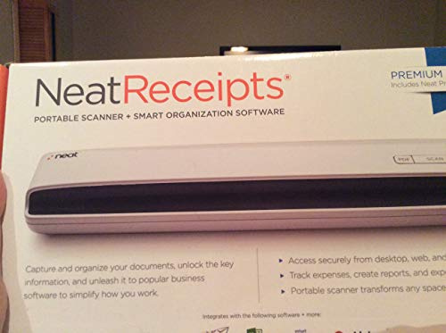 NeatReceipts 2005137 Premium Portable Sheet-fed Mobile Scanner
