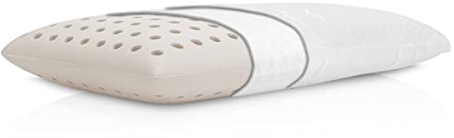 Pillux Cuscino Guanciale da Letto in Lattice Naturale, Forma Tradizionale - Anallergico e Antiacaro, Comfort Naturale - Made in Italy - Altezza 12 cm