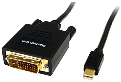 StarTech.com Cavo da Mini DisplayPort a DVI 1,8 m, Adattatore Mini DP/DVI 1080p, Convertitore Passivo mDP/DVI-D Single Link, Da mDP/Thunderbolt 1/2 Mac/PC a DVI per Monitor/Display (MDP2DVIMM6)