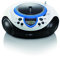 Lenco SCD-38 USB Azul - Radio FM portátil con reproductor de CD/MP3 - Entrada USB - Entrada AUX - Azul