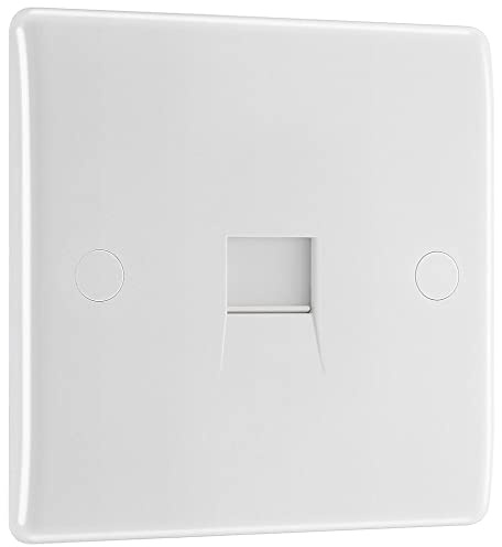 Masterplug Nexus 8BTS/1 - Presa del telefono con viti di fissaggio, un ingresso