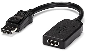 StarTech DisplayPort to HDMI Video Converter Video/audio Adaptor DisplayPort/HDMI 19 pin HDMI (F) DisplayPort (M) 24 cm