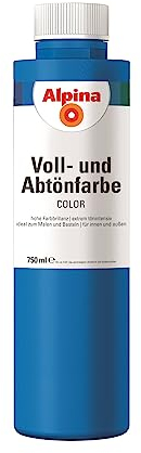 Alpina COLOR Voll- und Abtönfarbe Royal Blue 750ml seidenmatt
