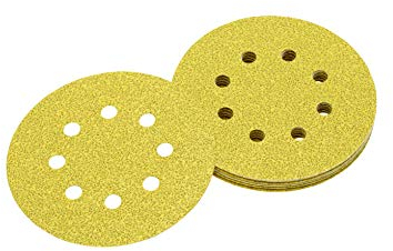 DEWALT Schleifscheibe (125 mm K60, für den Einsatz auf Exzenterschleifern, 10 Stück) DT3102-QZ