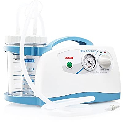 CA-MI ASPIRADOR QUIRURGICO NEW ASKIR 20 - RECIPIENTE DE 1 LITRO - 16 LPM