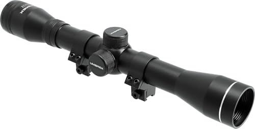 Walther Zielfernrohr RS 4 × 32, unbeleuchtet, inkl. 11-mm-Montagering | Für Luftgewehre, mit 23-mm-Objektiv und Montagering für 11-mm-Schienen