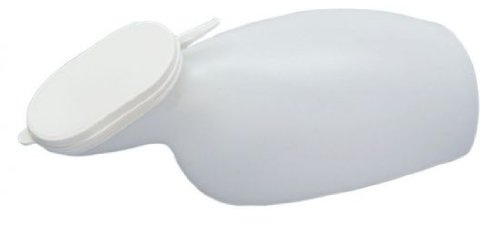 Behrend-Homecare Urinflasche für Frauen, milchig - Urin Flasche Urinente Urinal Pflege Frauen