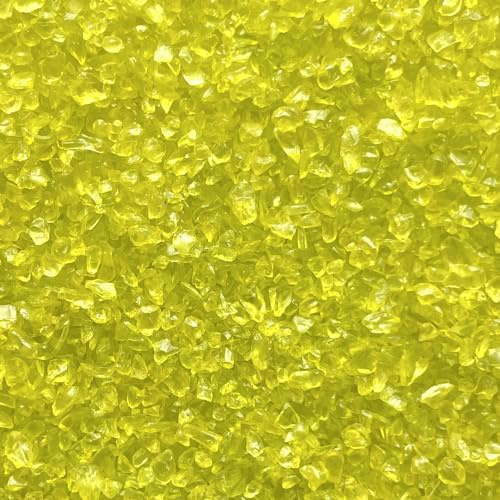 Eurosand GLASNUGGETS 2-4mm. 5 kg. Kleine Glassteine 5000 g in APFELGRÜN -53