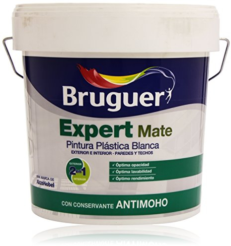 PINTURA PP MATE BLANCA EXPERT 4L PARA INTERIOR Y EXTERIOR 5208093 BRUGUER
