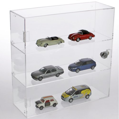 SAFE 25247 Modellauto-Sammelvitrine, Acryl, Maße 32 x 32 x 11 cm