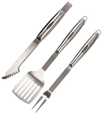 Outback Stainless Steel 3 Piece BBQ Tool Set