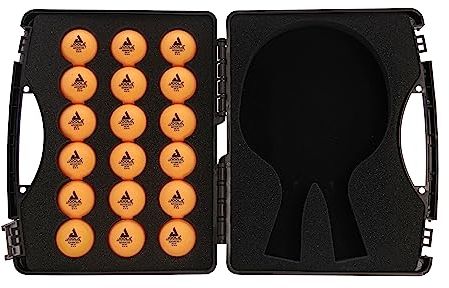 Joola Table Tennis Tour Case con 18 40 mm Three Star Competition Balls