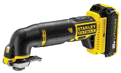 Stanley FatMax – Oszillierer fmc710d2-qw LITHIO 18 V 2,0 Ah. SPM 8.000 – 18.000. Angulo oszillierend 3º. Mit LED Und Ersatzklinge. 2 Akkus, 20 Koffer und Zubehör.