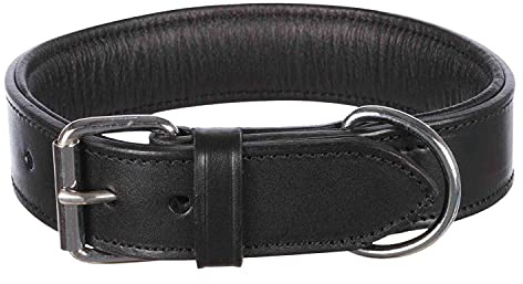 Trixie 1847 Active Halsband, M: 38–47 cm/40 mm, svart