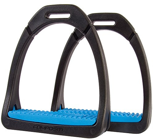 Shires COMPOSITI Premium Profile Stirrups (Adults, Black)