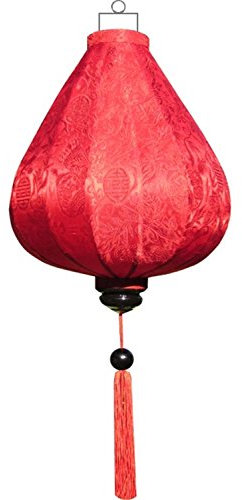 Lampionsenzo Chinesische Lampion Tropfen Rot by