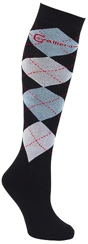 Covalliero Brescia Chaussettes Hautes d'équitation, Reitstrümpfe Brescia, Femme, Bleu Nuit, 37-39