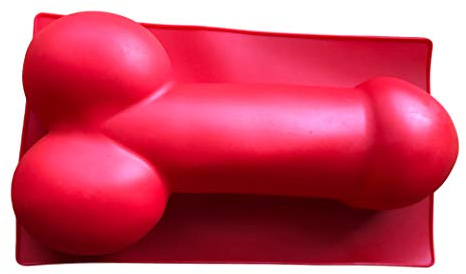 ROYAL HOUSEWARE Große Penis Kuchen Torten Silikonform 28cm Backform Schokoladenform Kuchenform Penisbackform Penissilikonform Eiswürfelform Pralinenform Cupcake Keks Kuchen Form