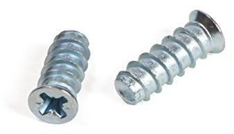 JUVA, vite speciale per mobili con filettatura completa, 6,3 x 10,5 mm, vite speciale Varianta, viti di collegamento per mobili e sistema di cassetto, 40 pezzi, viti zincate