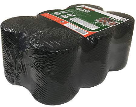 Frost King VX6206 VX620 6 x20' Plastic Gutter Guard, 6 Pack, Black, 6 Pack