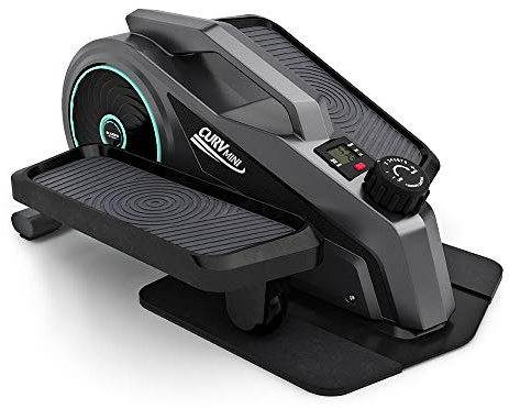 Bluefin Fitness Curv Mini, Stepper per Fitness da Scrivania, Mini Stepper a Pedali, Resistenza Regolabile, Motore Silenzioso, Bluetooth