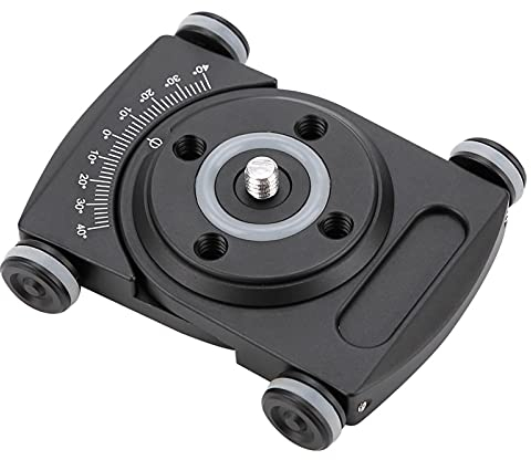 Vidéo Dolly, dessus de table en alliage d'aluminium Dolly Car Roller Desktop Video Rail Track Slider DSLR Rig Film Camera, pour créer des prises de vue dynamiques sur la plate-forme, au sol, etc.