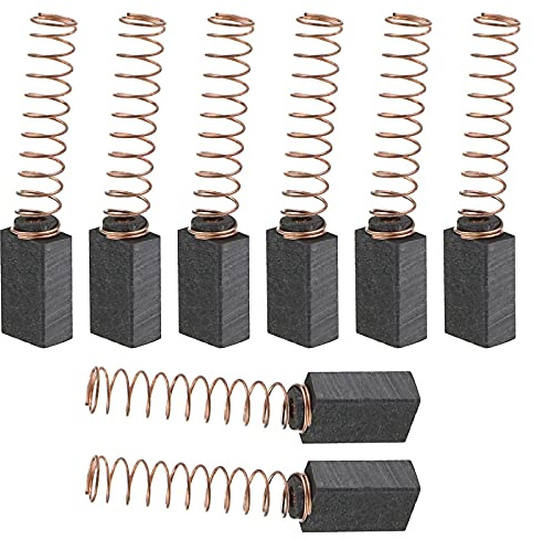 OTOTEC 4 Pares de Escobillas de Carbón para Lijadora 14x8x5mm Compatible con Festool ETS 150/3 EQ/ETS 150/3 EQ-C ES 150/5 EQ-C Piezas de Repuesto para Taladro Percutor Eléctrico Amoladora
