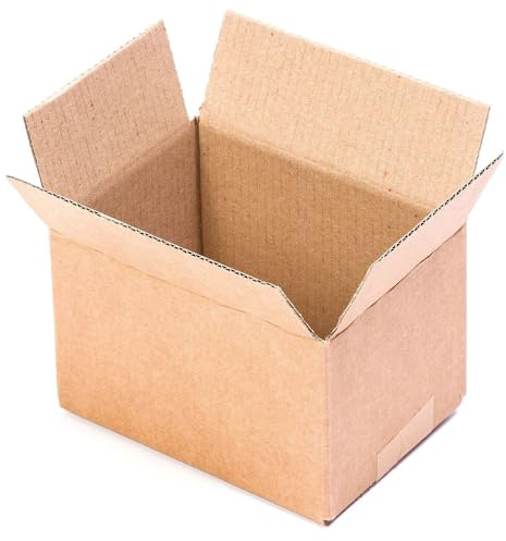 TELECAJAS | 30 Cajitas 160x115x102 mm Solapas Marrones Kraft para Envíos Venta Online y Correos Postales | Pack de 30 cajas