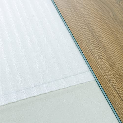 HARICSET Aislante Acustico Suelo Base para Suelos de Parquet 2 mm de Espesor con Barrera de Vapor de Espuma y Aluminio,para Suelos Laminados y de Parqué(Size:1 * 40m)