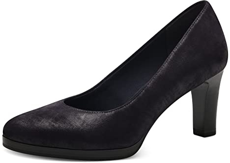 Tamaris Femme Escarpins, Dame Escarpins Classiques,TOUCHit,Escarpin de Mariage,Chaussures de soirée,élégante,Confortable,Navy Pearl,40 EU