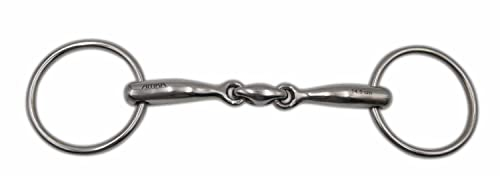 AMKA Wassertrense doppelt gebrochen massiv Edelstahl Stärke 16 mm, Ringe 65 mm