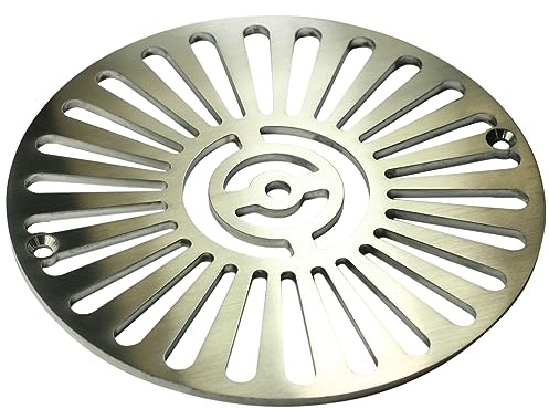 Bengs Modellbau Bodenablauf Abflussgitter Edelstahl V4A gebürstet passt für Astral 176mm