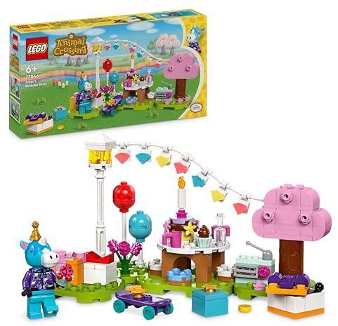 LEGO Animal Crossing Jimmys Geburtstagsparty, kreatives Spielzeug für Kinder, Tiere-Set mit Pferde-Figur aus dem Videospiel, Geschenk für Mädchen und Jungen ab 6 Jahren 77046
