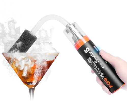 LENSGO Macchina del Fumo Portatile con 72ml Liquido, Telecomando Wireless, 30w Macchina della Debbia per Fotografia, Videografia, Matrimonio, Feste, Halloween Natale, Smoke S